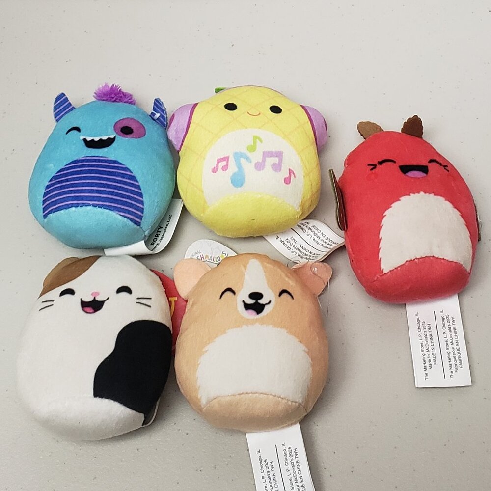 Squishmallows McDonald's Toys